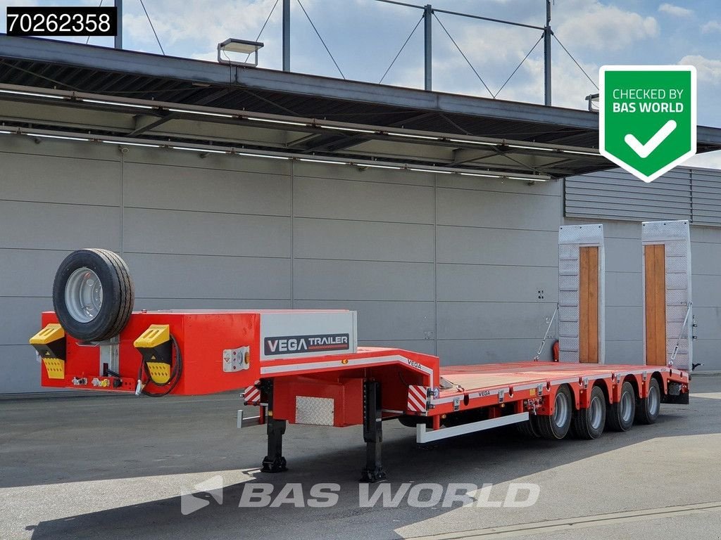 Tieflader typu Sonstige Vega STANDARD LOWBED 2 axles Lift + 2xLenkachse Hydraulic Ramps, Neumaschine v Veghel (Obrázek 1)