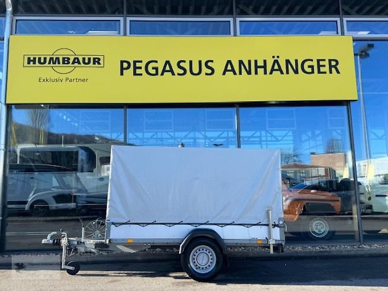 Tieflader типа Stema St 02-01 Anhänger Tieflader Plane + Spriegel 1,3t. 1.Hd, Gebrauchtmaschine в Gevelsberg