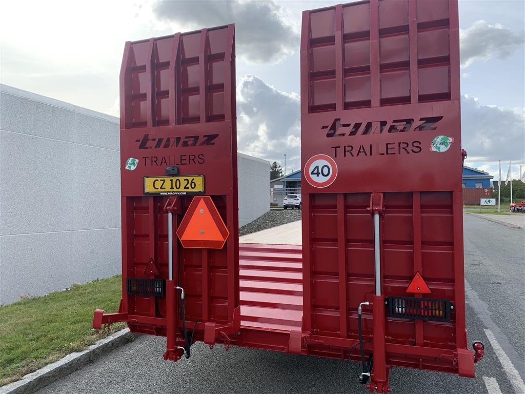 Tieflader des Typs Tinaz 12 tons maskintrailer med hydrauliske bredde ramper, Gebrauchtmaschine in Ringe (Bild 9)