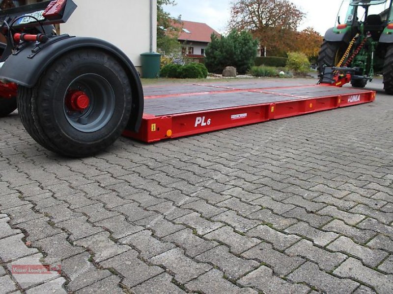 Tieflader des Typs Unia PL6 Plattform-Tieflader 7,2 to, Neumaschine in Ostheim/Rhön (Bild 1)