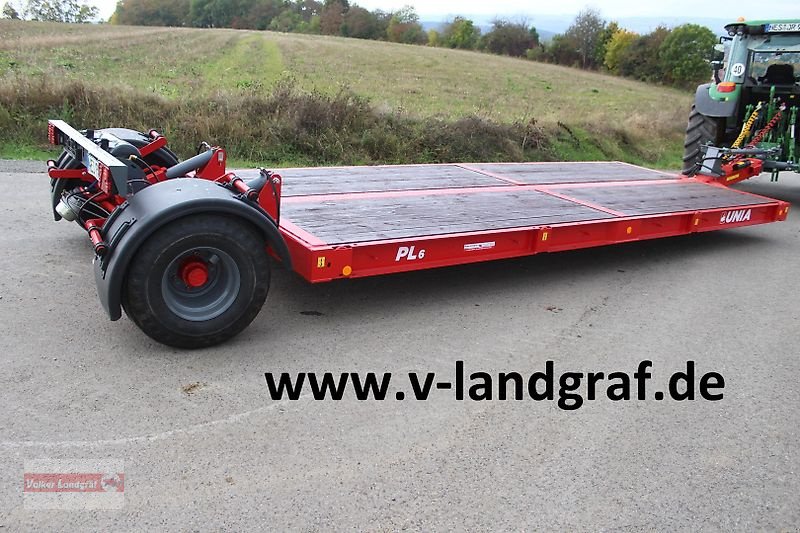 Tieflader a típus Unia PL6 Plattform-Tieflader 7,2 to, Neumaschine ekkor: Ostheim/Rhön (Kép 2)