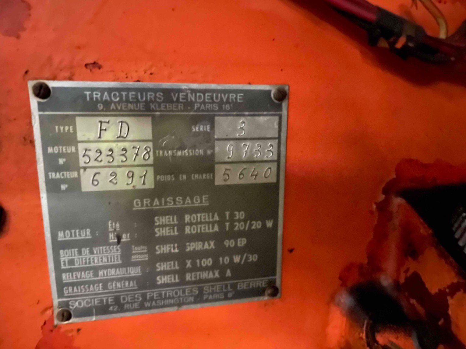 Traktor of the type Allis-Chalmers Tracteur agricole FD3 Allis Chalmers, Gebrauchtmaschine in LA SOUTERRAINE (Picture 3)