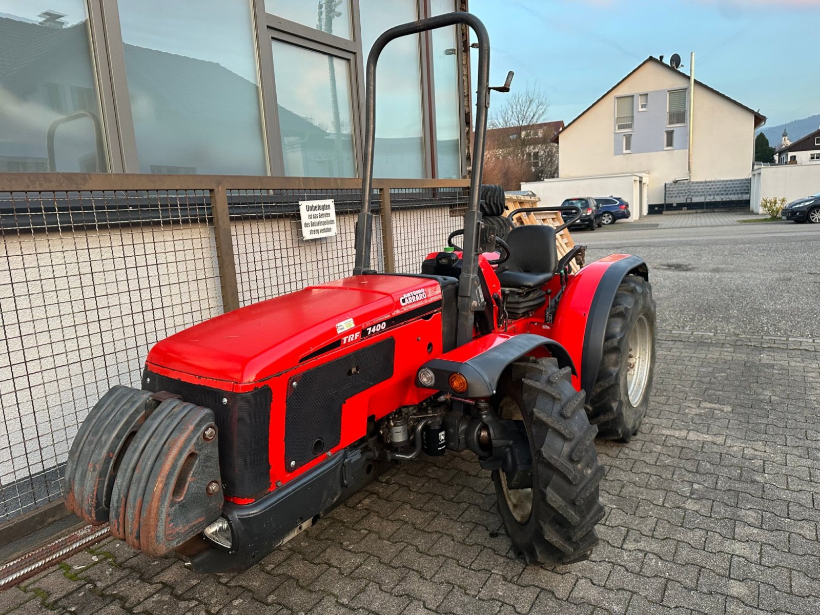 Traktor typu Antonio Carraro TRF 7400 Allrad Traktor Schlepper Wendesitz, Gebrauchtmaschine w Bühl (Zdjęcie 10)