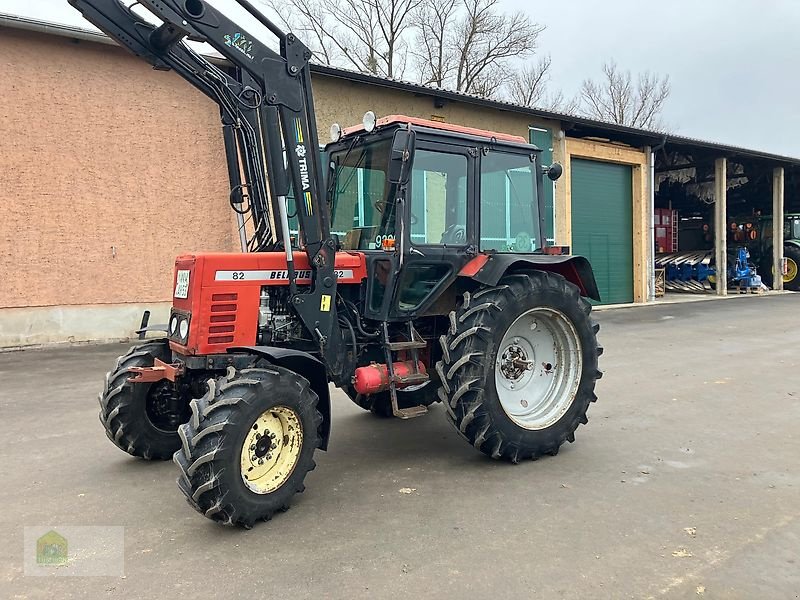 Traktor типа Belarus MTS 82 mit Frontlader, Gebrauchtmaschine в Salsitz (Фотография 1)