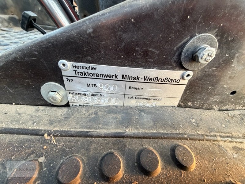 Traktor typu Belarus MTS 920 2, Gebrauchtmaschine v Prenzlau (Obrázok 16)