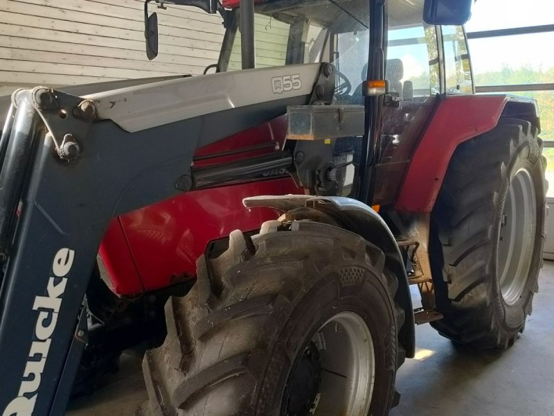 Traktor des Typs Case IH 5130 Maxxum Med frontlæsser, siloskovl, balletang & ballespyd, Gebrauchtmaschine in Egtved (Bild 1)