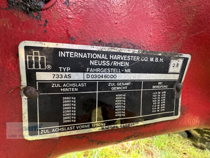 Traktor Türe ait Case IH 733 AS, Gebrauchtmaschine içinde Lindenfels-Glattbach (resim 21)