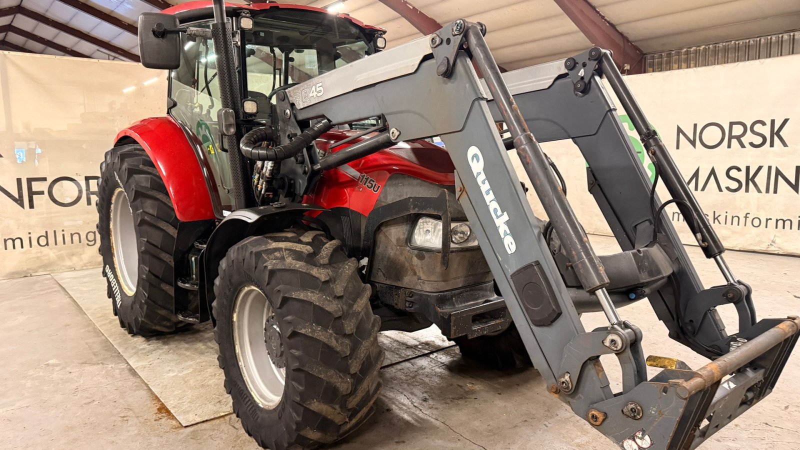 Traktor van het type Case IH CASE IH Farmall U 115 PRO, Gebrauchtmaschine in Ølen (Foto 8)