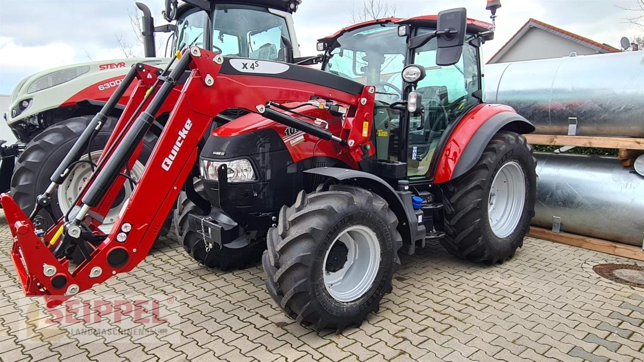 Traktor des Typs Case IH FARMALL 100 C HILO Quicke X 4 rot, Neumaschine in Groß-Umstadt (Bild 13)