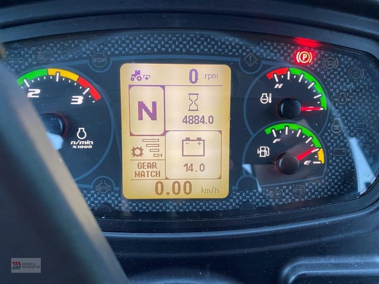 Traktor Türe ait Case IH FARMALL 115U PRO MIT FZW, Gebrauchtmaschine içinde Oyten (resim 8)