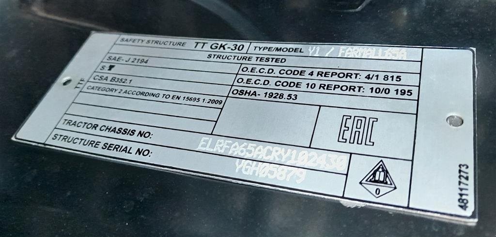 Traktor typu Case IH Farmall 65A, Gebrauchtmaschine v Horsens (Obrázek 19)