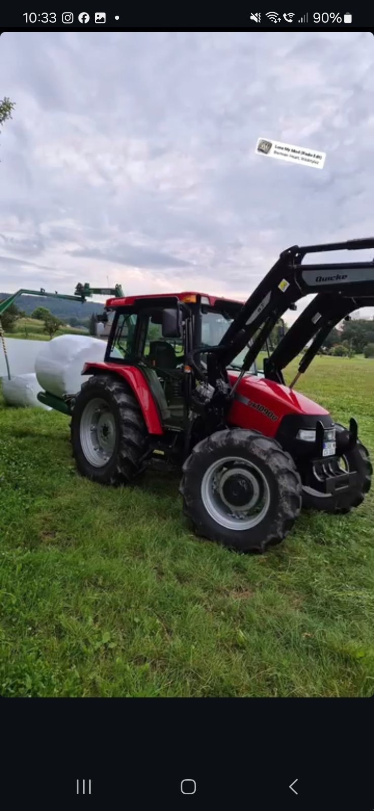 Traktor от тип Case IH JX 1090 U, Gebrauchtmaschine в Bad König (Снимка 3)