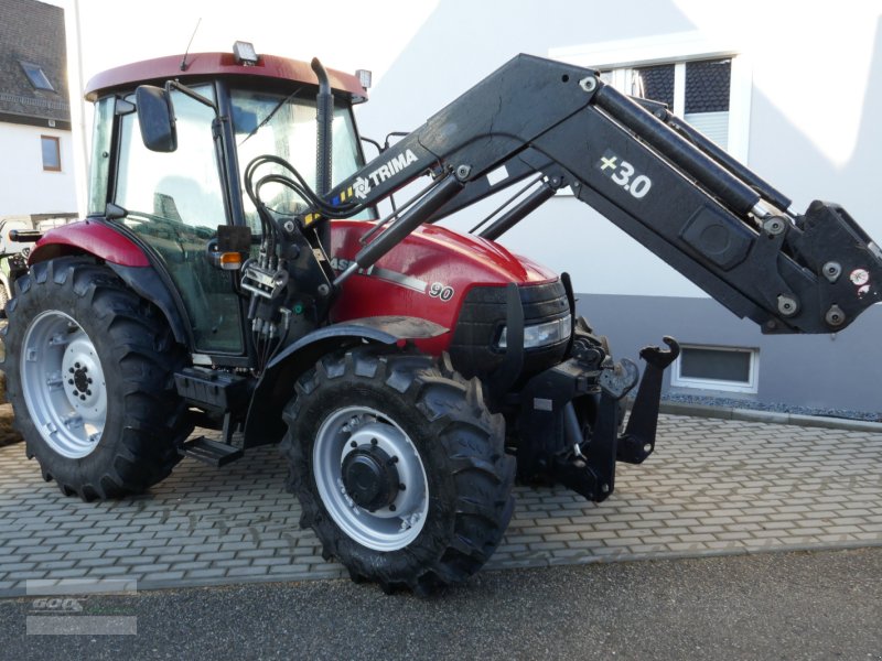 Traktor tip Case IH JX 90 Allr. mit Ind-Lader, Fronthydraulik und Klima. Echt guter Zustand!, Gebrauchtmaschine in Langenzenn (Poză 1)