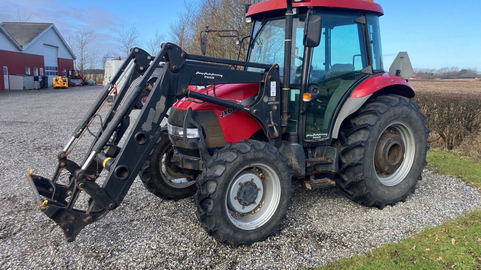 Traktor типа Case IH jx60 med hauer front læsser, Gebrauchtmaschine в Snedsted (Фотография 1)