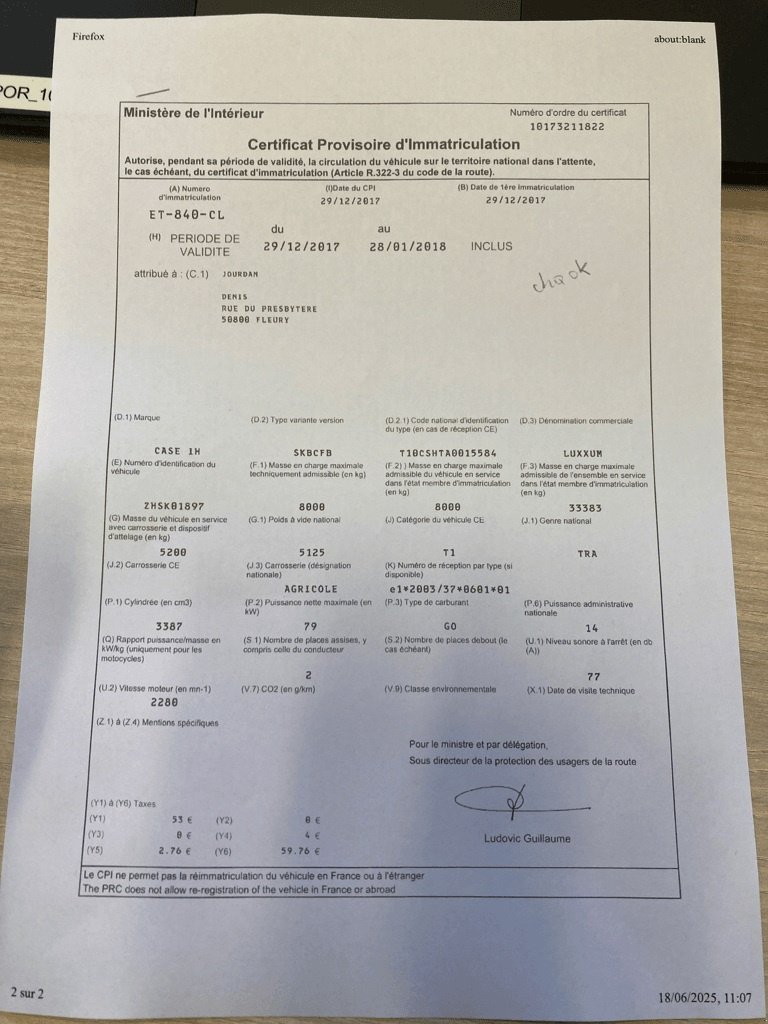 Traktor del tipo Case IH LUXXUM 110, Gebrauchtmaschine en ISIGNY-LE-BUAT (Imagen 6)