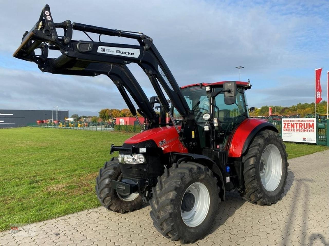 Traktor des Typs Case IH LUXXUM 120 MIT ALÖ LADER, Gebrauchtmaschine in Oyten (Bild 1)