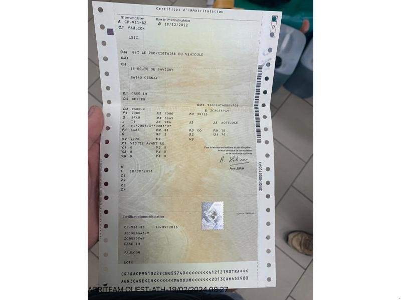 Traktor типа Case IH MAXXUM 110, Gebrauchtmaschine в SAINT GENEST D'AMBIERE (Фотография 6)