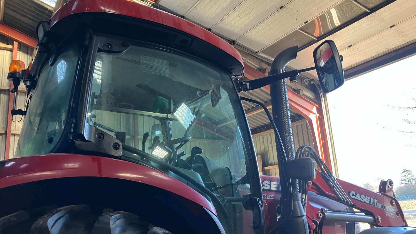 Traktor Türe ait Case IH MAXXUM 115 med Case IH LRZ120 frontlæsser, Gebrauchtmaschine içinde Grindsted (resim 3)