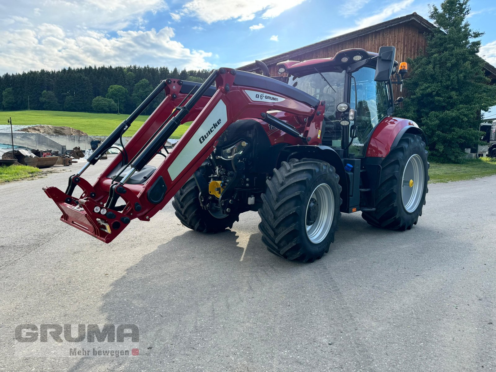 Traktor of the type Case IH MAXXUM 125 CVX, Gebrauchtmaschine in Friedberg-Derching (Picture 3)
