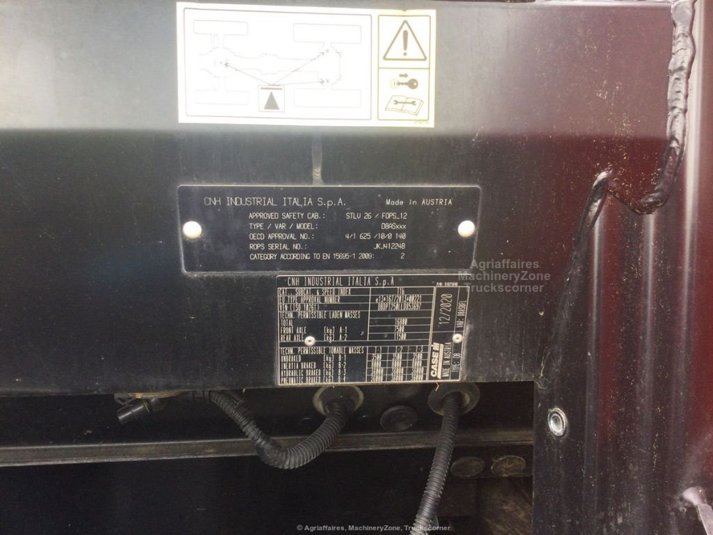 Traktor Türe ait Case IH MAXXUM 125, Gebrauchtmaschine içinde azerailles (resim 10)