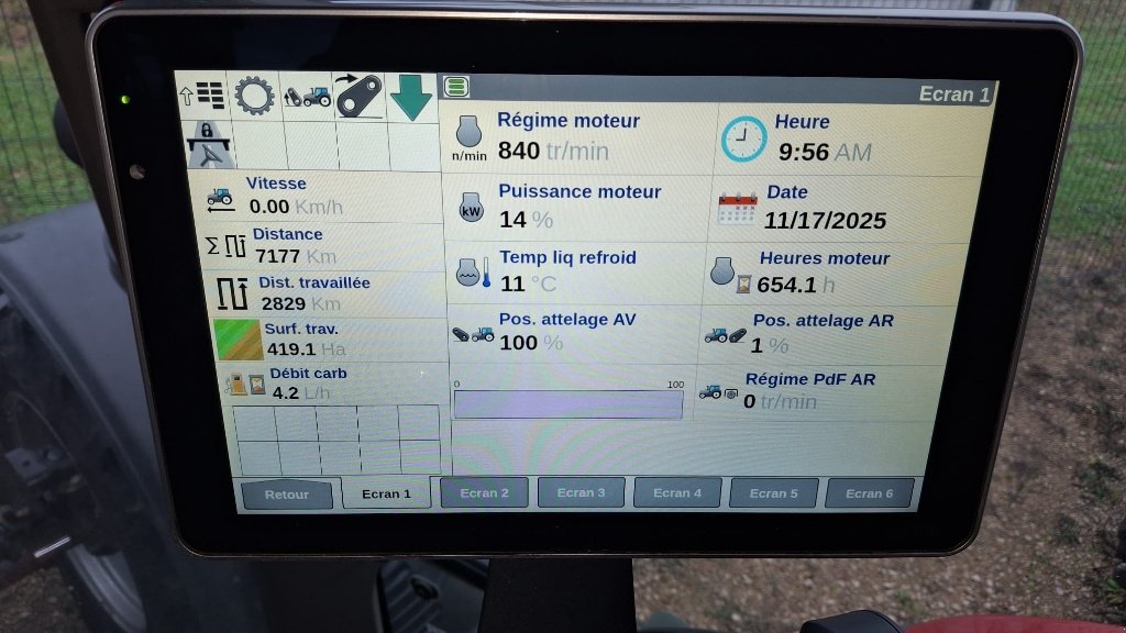 Traktor типа Case IH MAXXUM 125, Gebrauchtmaschine в PUSEY (Фотография 6)