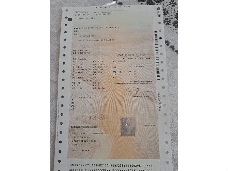 Traktor του τύπου Case IH MAXXUM 135 MULTI, Gebrauchtmaschine σε HERIC (Φωτογραφία 4)