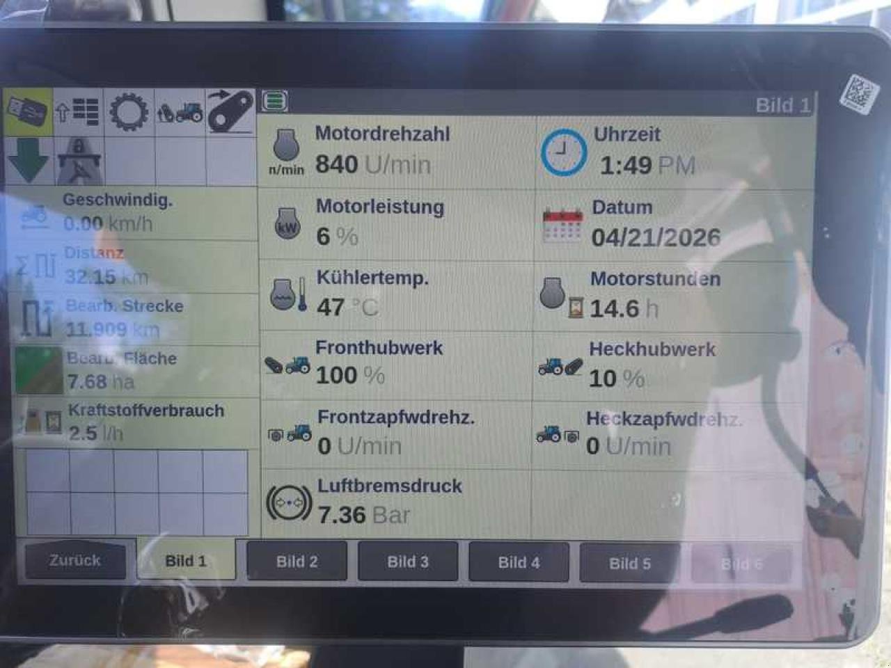 Traktor des Typs Case IH MAXXUM 145 MULTICONTROLLER, Neumaschine in Vehlow (Bild 7)