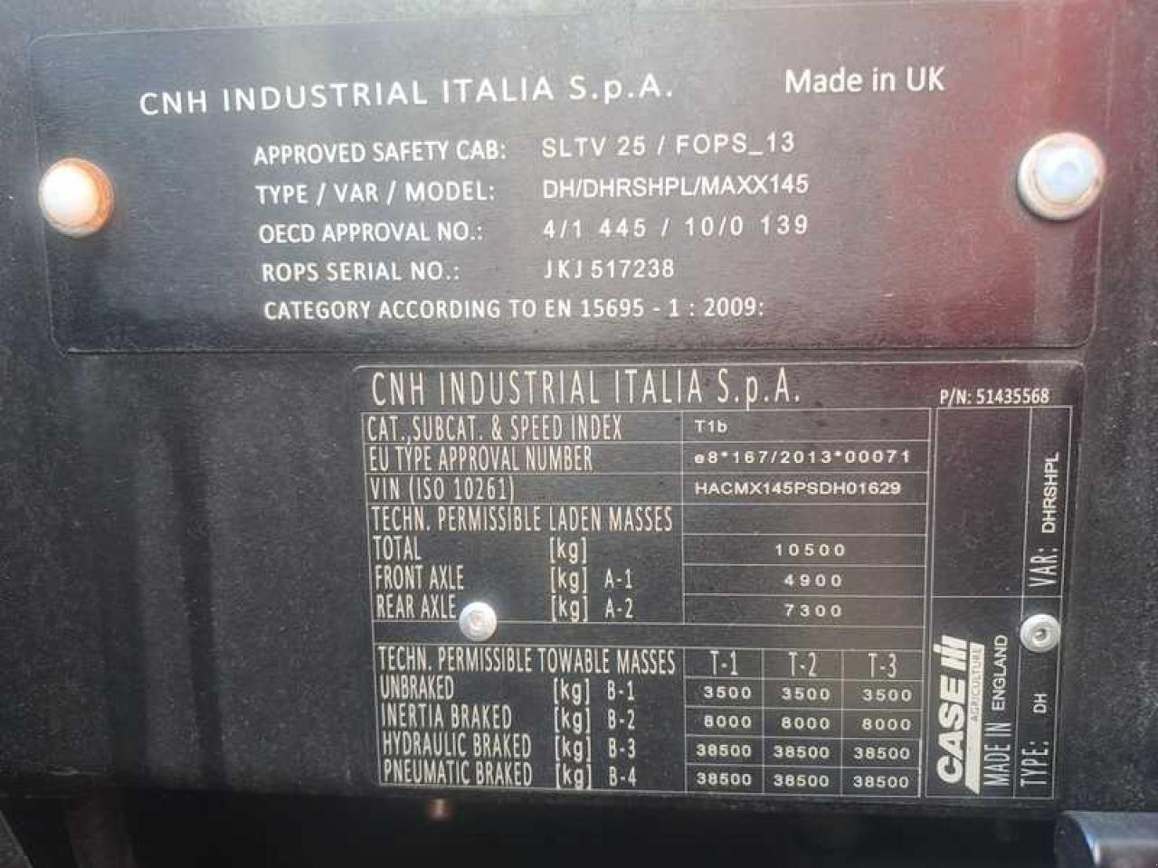 Traktor des Typs Case IH MAXXUM 145 MULTICONTROLLER, Neumaschine in Vehlow (Bild 8)