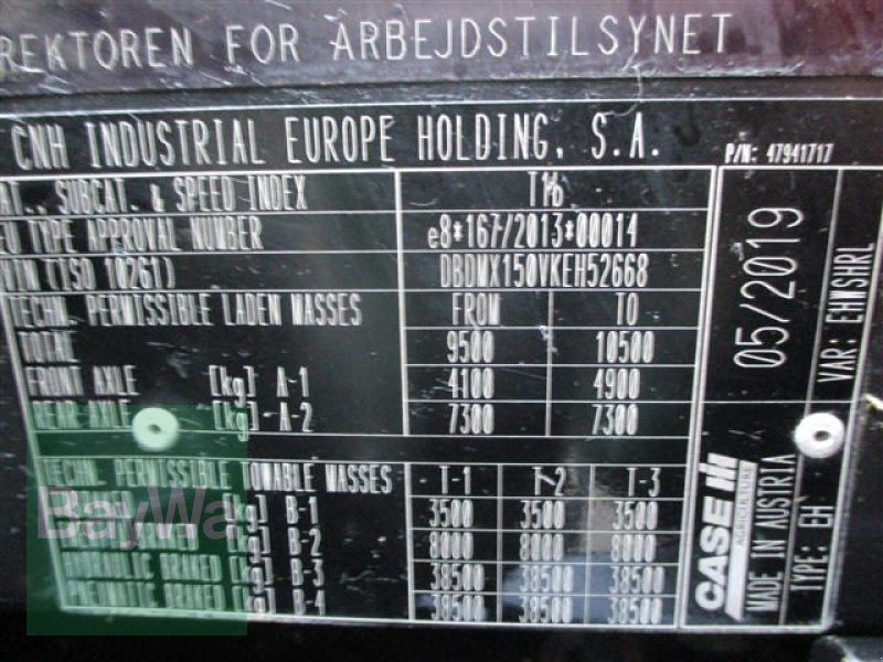 Traktor des Typs Case IH MAXXUM 150 CVX  #869, Gebrauchtmaschine in Schönau b.Tuntenhausen (Bild 26)
