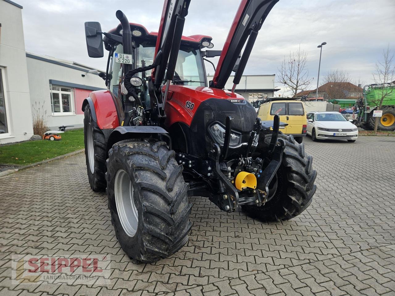 Traktor des Typs Case IH MAXXUM 150 CVX FH+FZ+ Quicke Q6, Neumaschine in Groß-Umstadt (Bild 3)