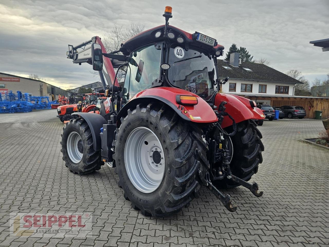 Traktor des Typs Case IH MAXXUM 150 CVX FH+FZ+ Quicke Q6, Neumaschine in Groß-Umstadt (Bild 6)
