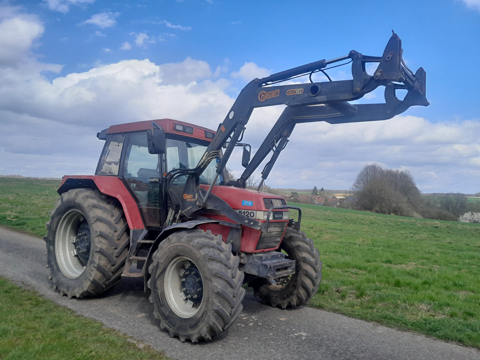 Traktor типа Case IH Maxxum 5120 mit Frontlader, Gebrauchtmaschine в Creglingen (Фотография 3)