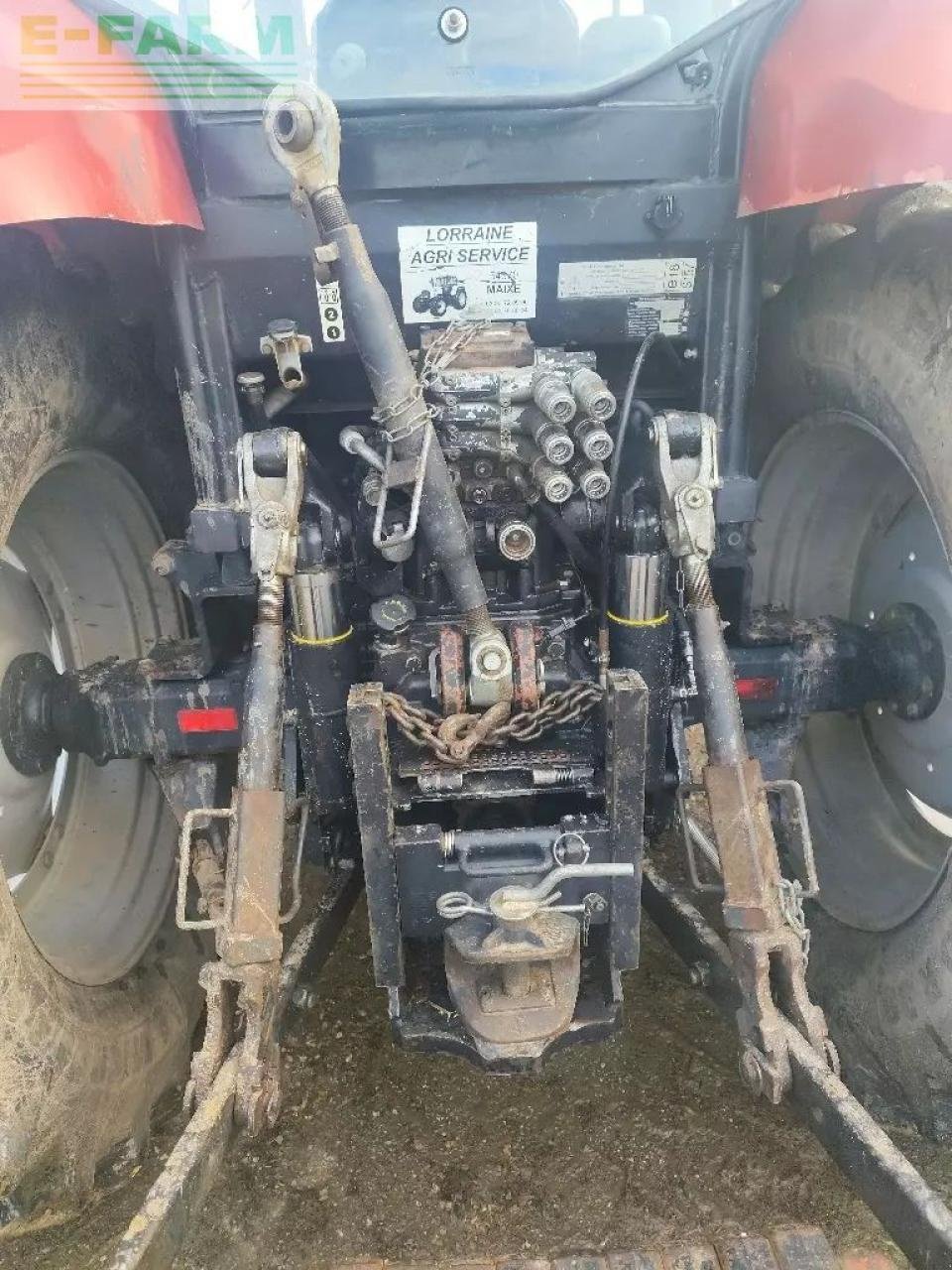Traktor Türe ait Case IH maxxum140, Gebrauchtmaschine içinde CHAUVONCOURT (resim 4)