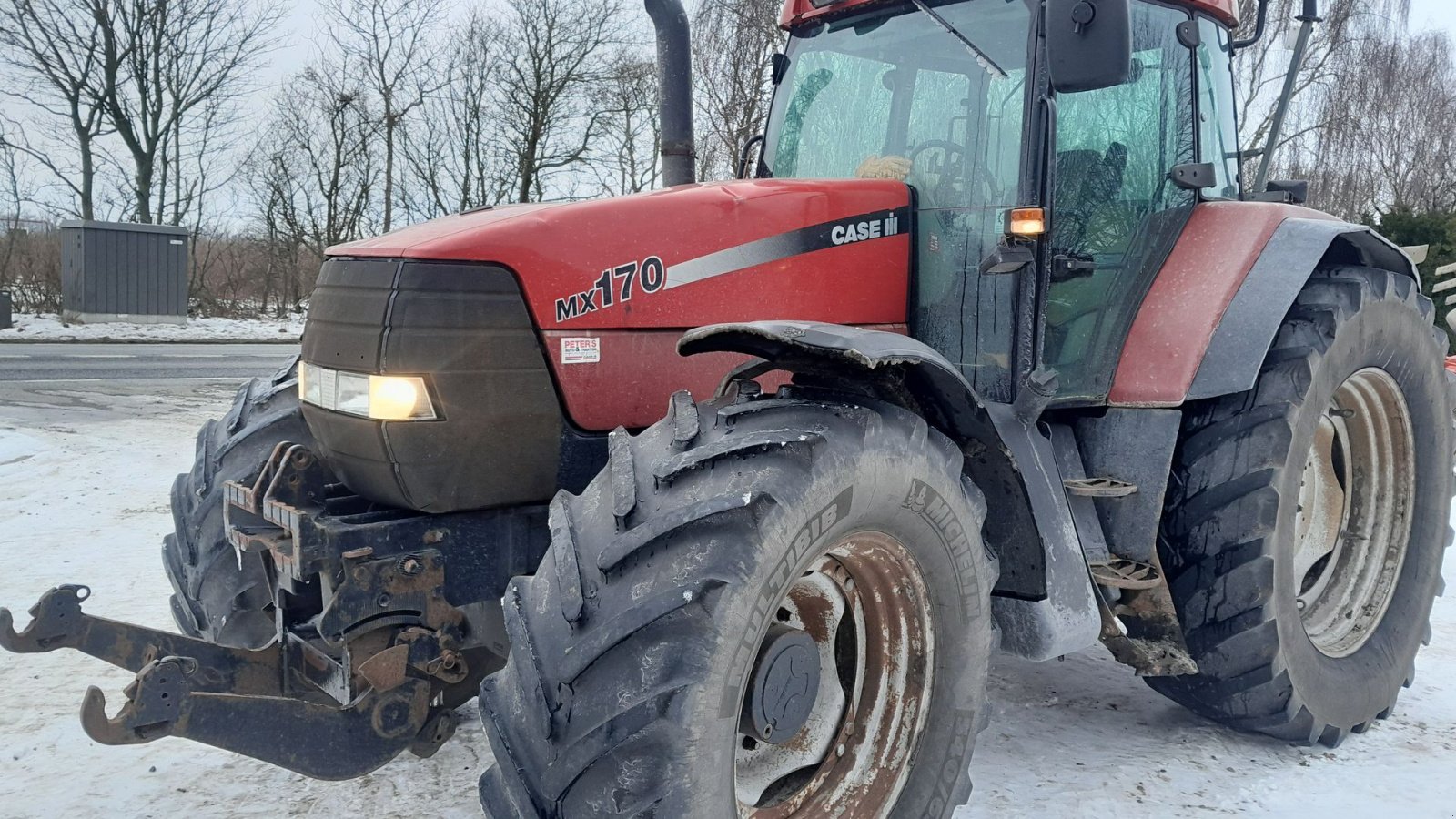 Traktor van het type Case IH MX 170 med affjdret foraksel og original frontlift MX 170, Gebrauchtmaschine in Skive (Foto 1)