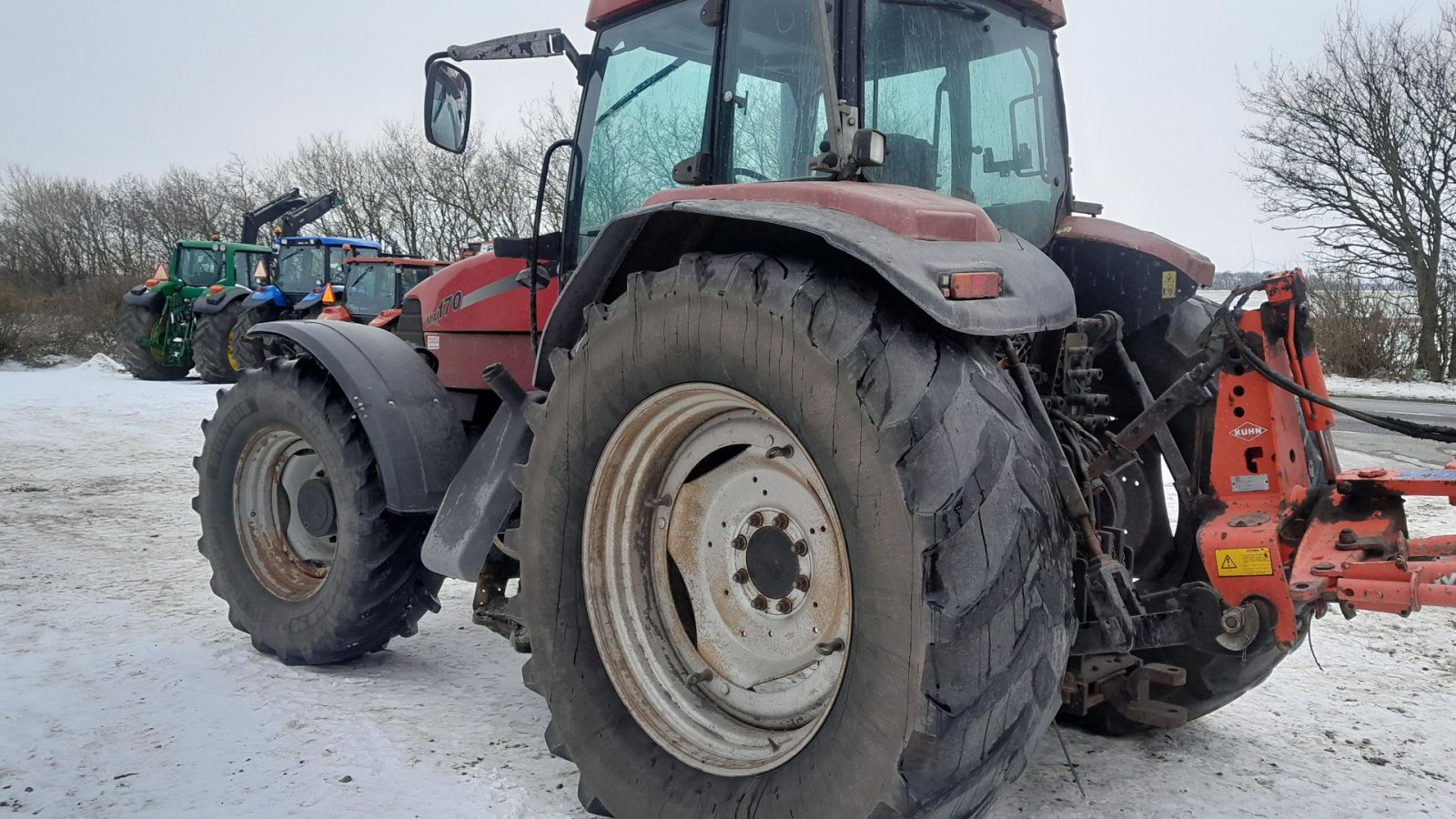 Traktor van het type Case IH MX 170 med affjdret foraksel og original frontlift MX 170, Gebrauchtmaschine in Skive (Foto 4)