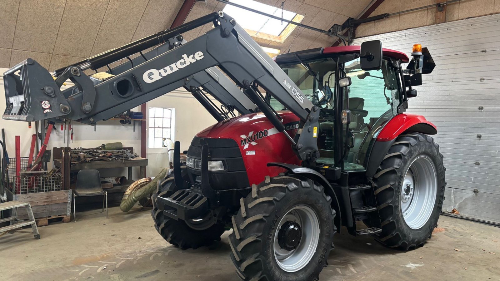 Traktor типа Case IH MXU 100 X-Line med Ålø Q55 frontlæsser, Gebrauchtmaschine в Thorsø (Фотография 3)