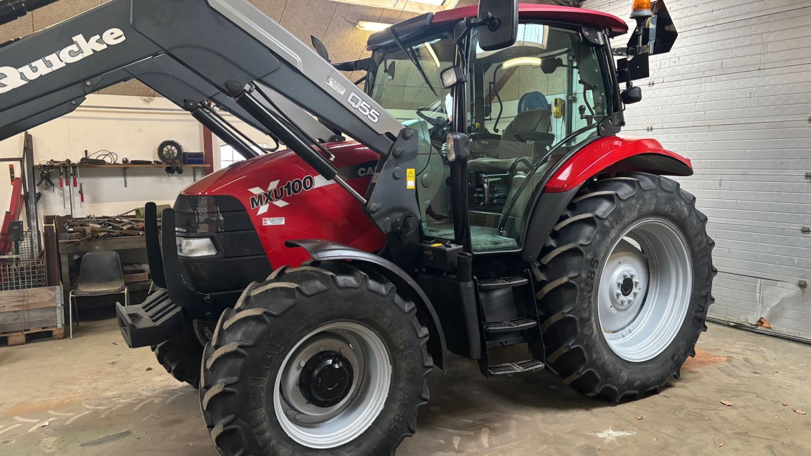 Traktor типа Case IH MXU 100 X-Line med Ålø Q55 frontlæsser, Gebrauchtmaschine в Thorsø (Фотография 4)