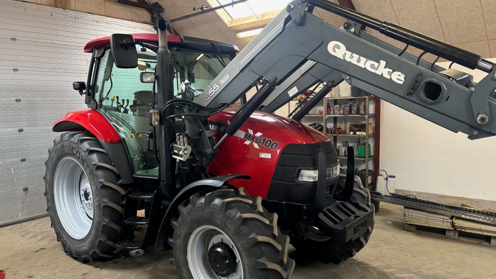 Traktor типа Case IH MXU 100 X-Line med Ålø Q55 frontlæsser, Gebrauchtmaschine в Thorsø (Фотография 2)