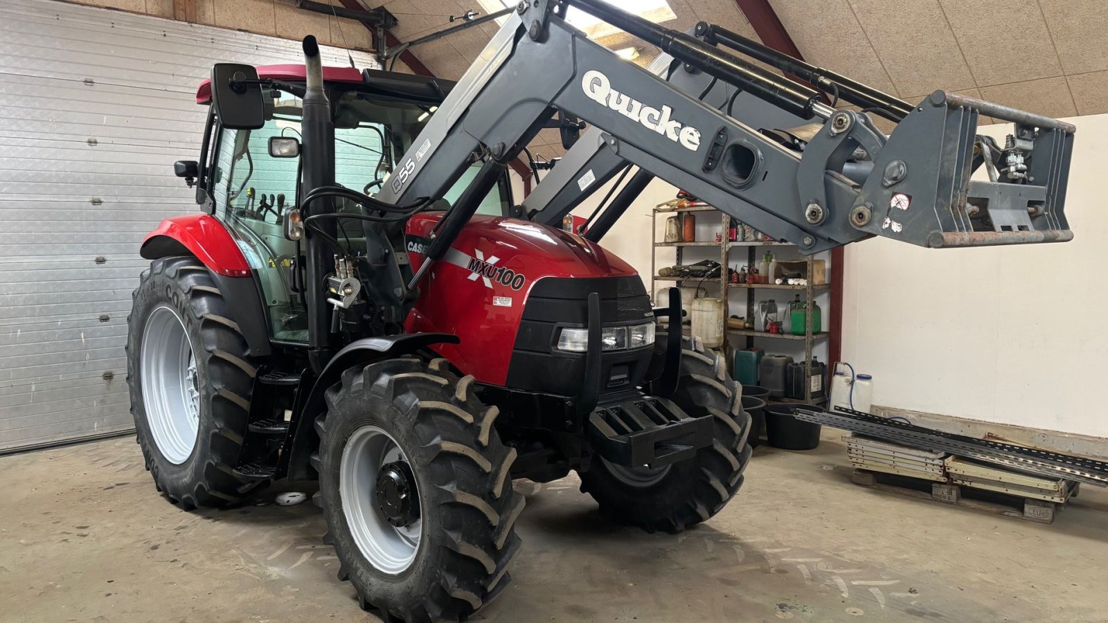 Traktor типа Case IH MXU 100 X-Line med Ålø Q55 frontlæsser, Gebrauchtmaschine в Thorsø (Фотография 1)