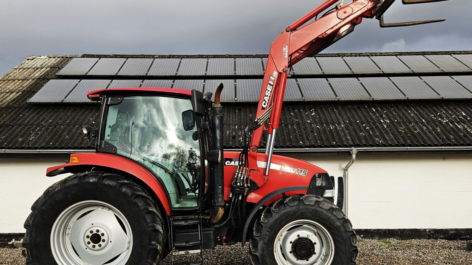 Traktor des Typs Case IH MXU 115 / 7400 timer / frontlæsser med 2 redskaber, Gebrauchtmaschine in Arden (Bild 9)