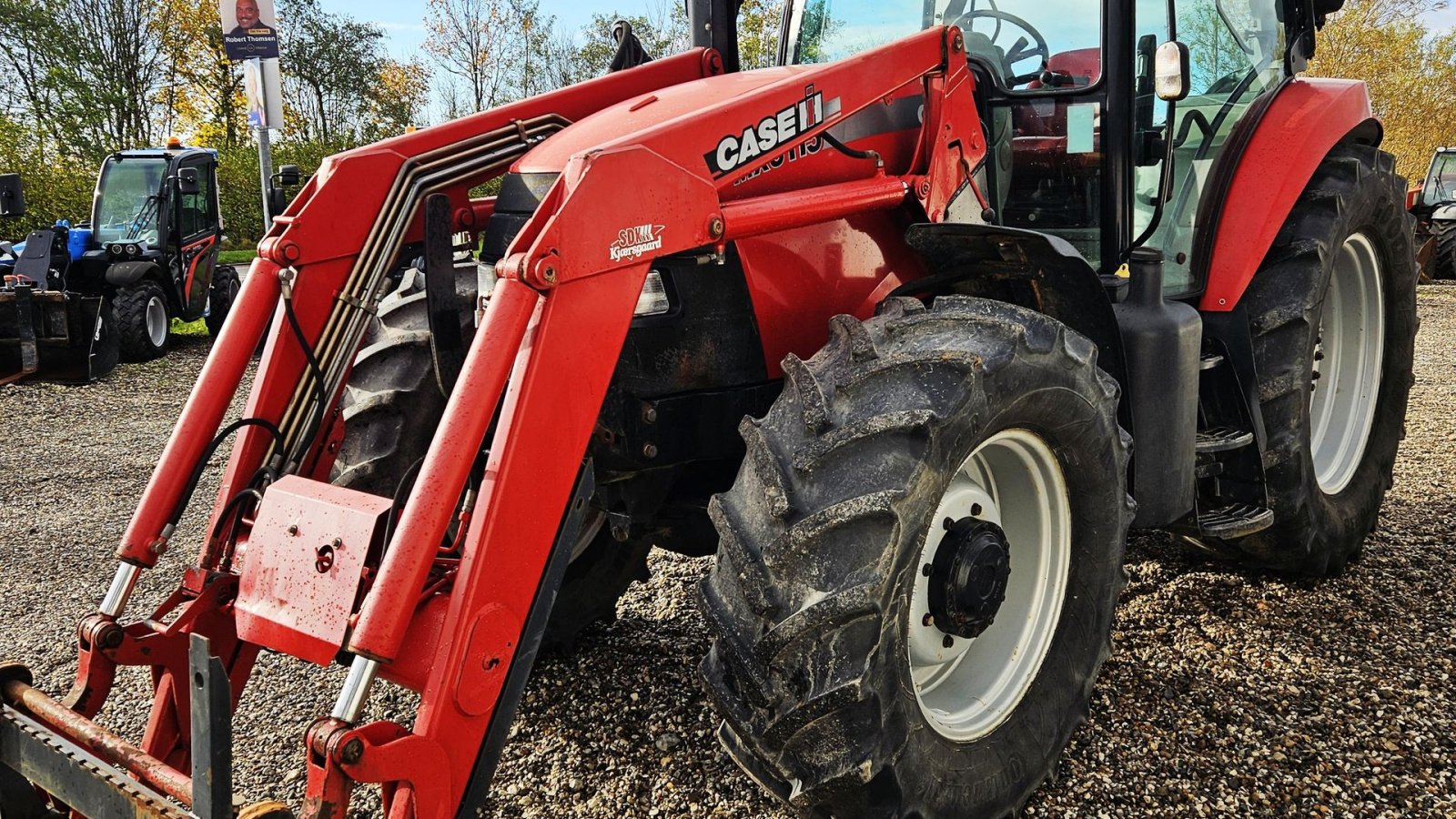 Traktor des Typs Case IH MXU 115 / 7400 timer / frontlæsser med 2 redskaber, Gebrauchtmaschine in Arden (Bild 4)