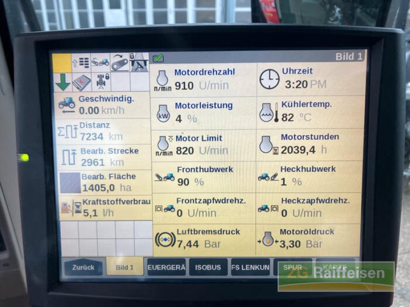 Traktor типа Case IH Optum 250 CVX Allradsc, Gebrauchtmaschine в Bühl (Фотография 14)