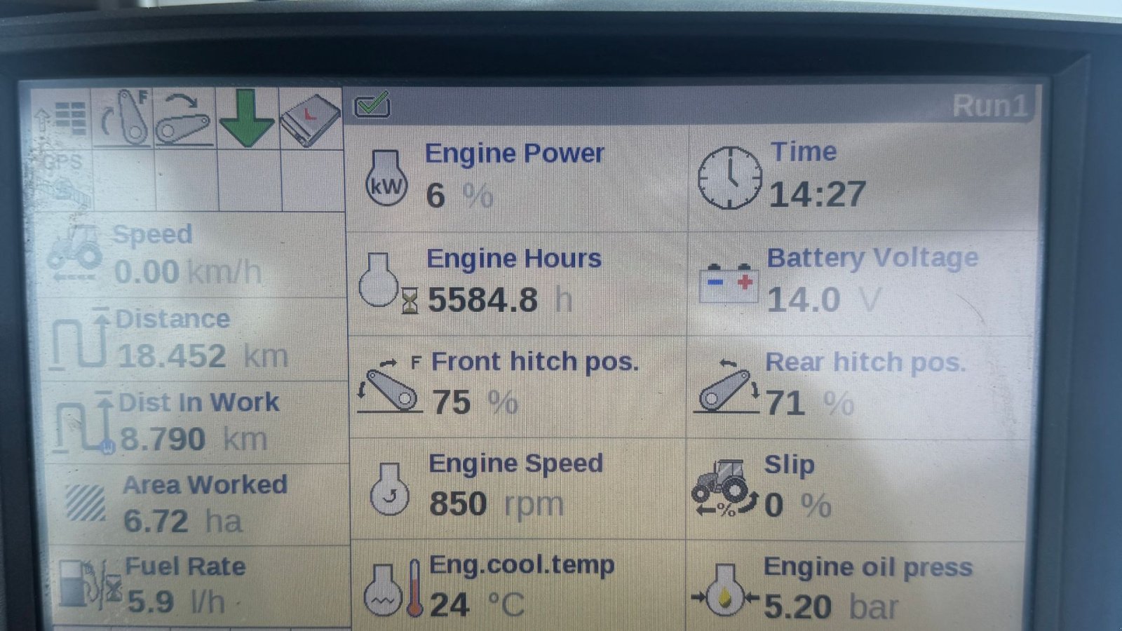 Traktor typu Case IH Optum 270 CVX Cvx, gps og hjulvægte, Gebrauchtmaschine v Mariager (Obrázek 10)