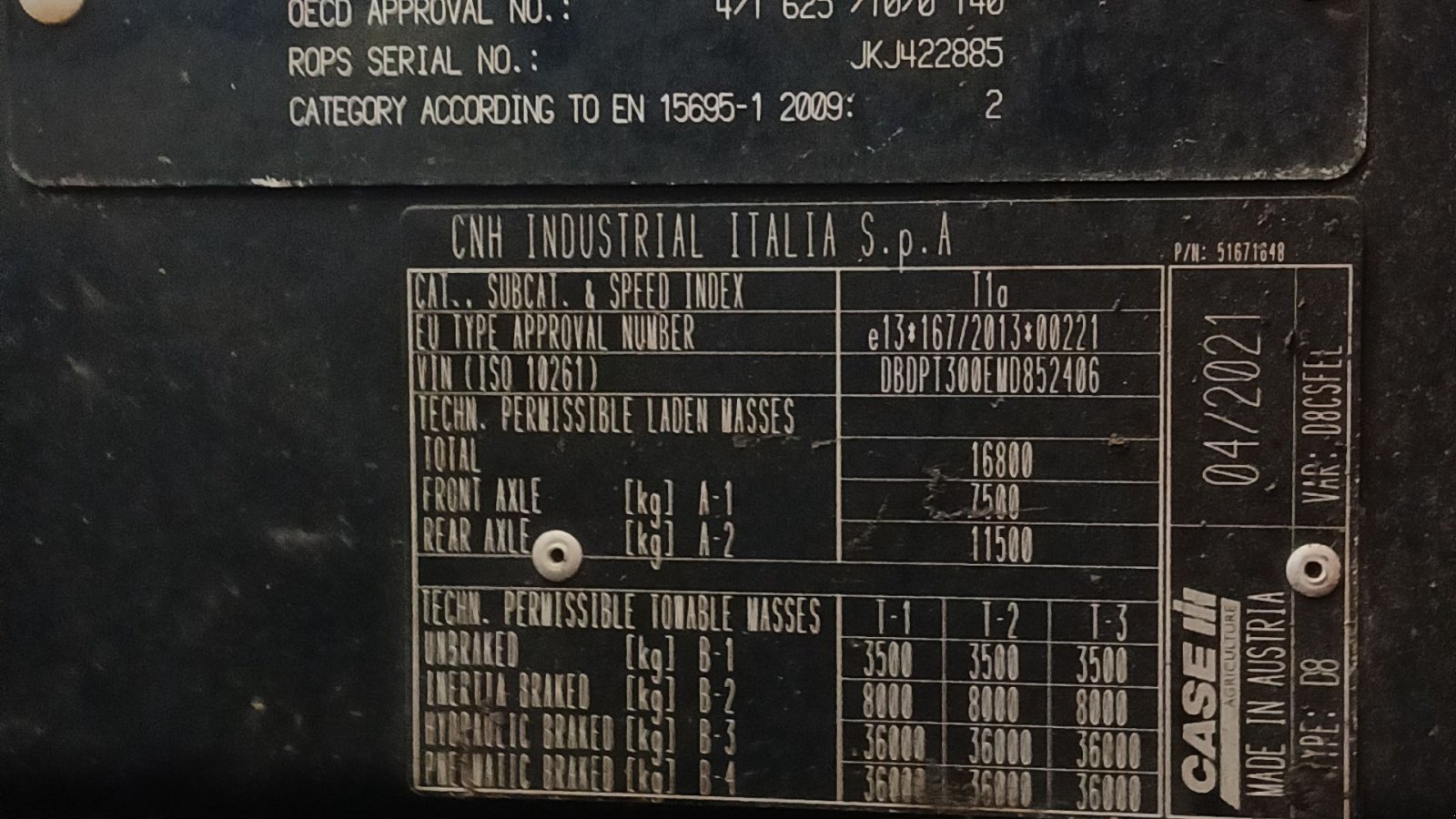 Traktor типа Case IH OPTUM 300 CVXDRIVE, Gebrauchtmaschine в Horsens (Фотография 21)