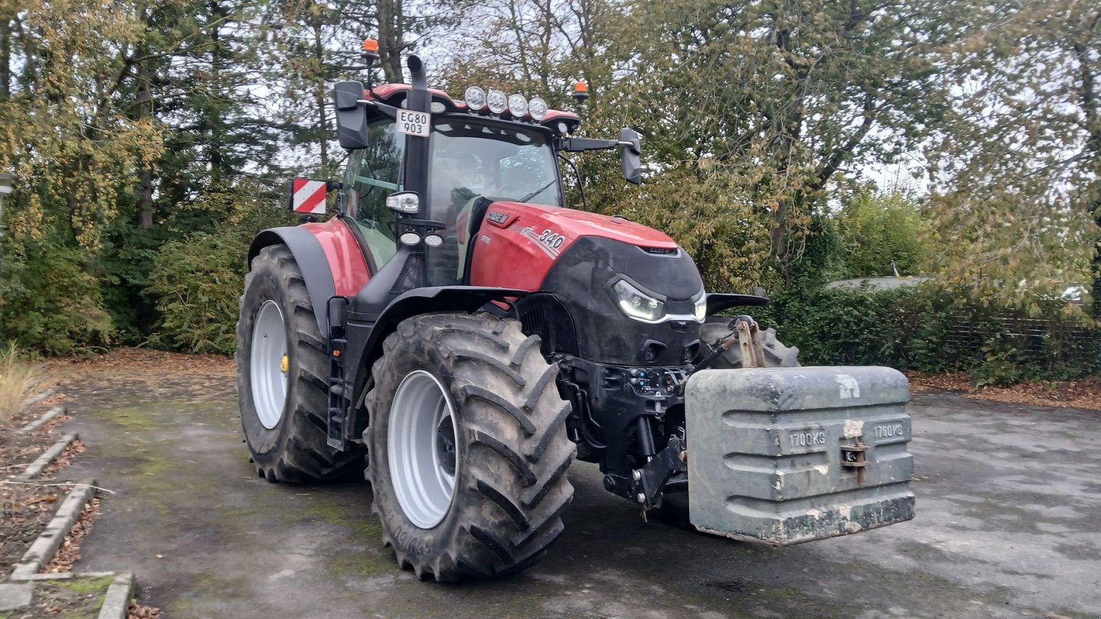 Traktor a típus Case IH OPTUM 340 CVX. 340, Gebrauchtmaschine ekkor: Horslunde (Kép 2)