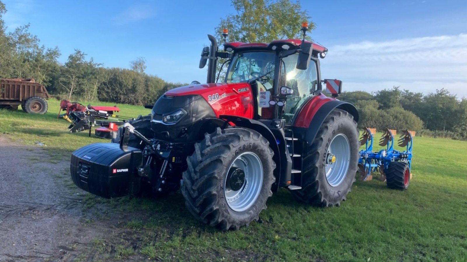 Traktor des Typs Case IH OPTUM 340 CVX. CVX, Gebrauchtmaschine in Aabenraa (Bild 1)