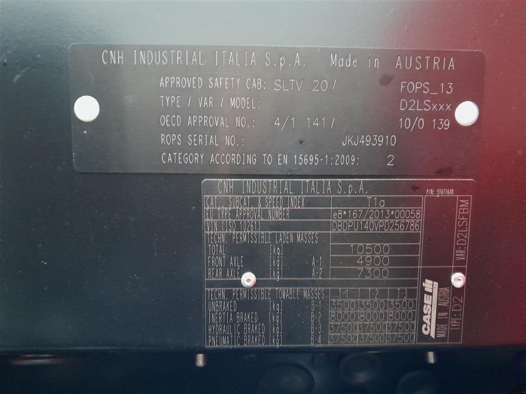 Traktor типа Case IH Puma 140 X, Gebrauchtmaschine в Horsens (Фотография 15)