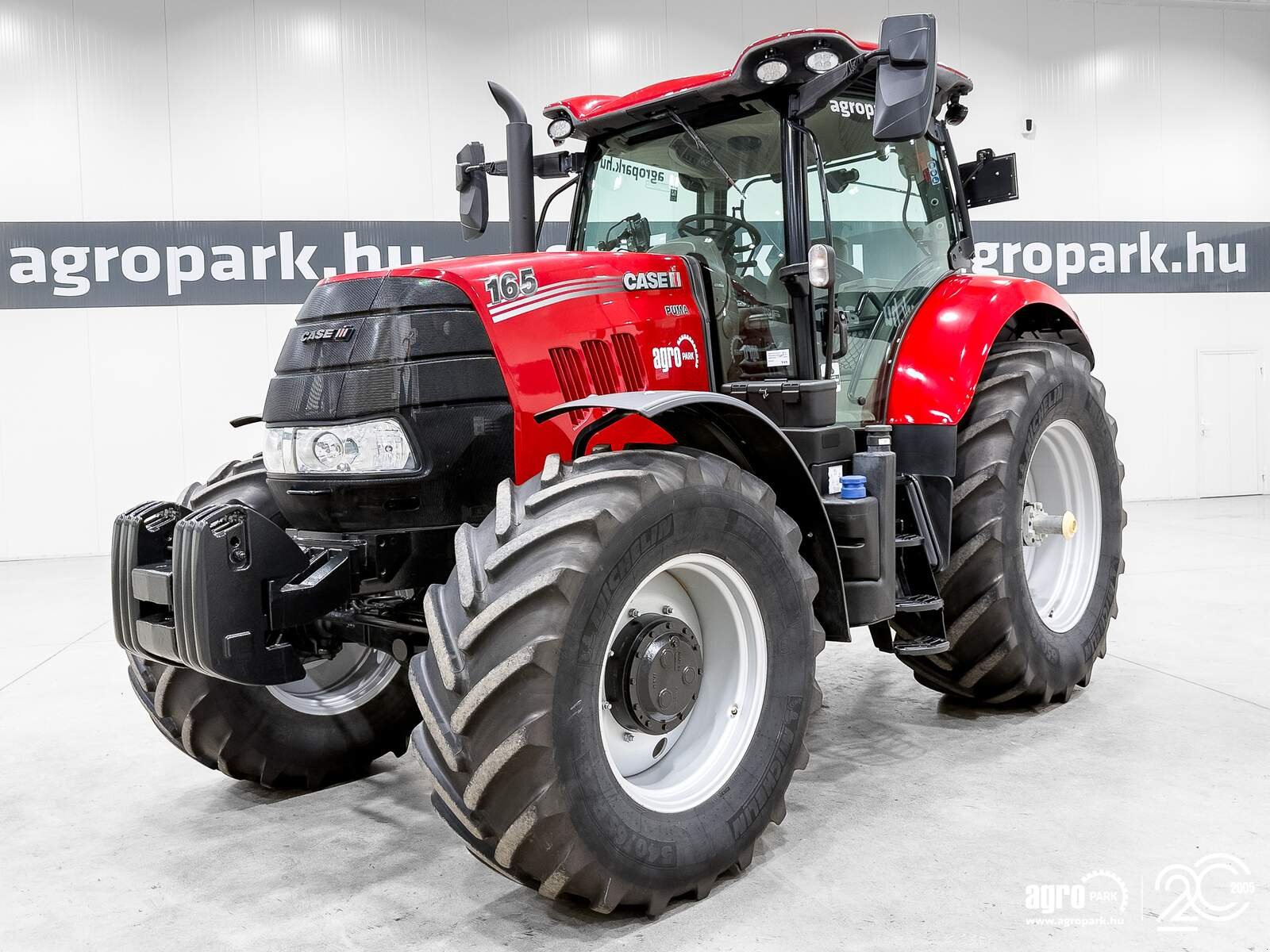 Traktor des Typs Case IH Puma 165 19/6 Powershift 50 km/h, front axle susp., cab susp., full RTK, Michelin tires, Gebrauchtmaschine in Csengele (Bild 1)