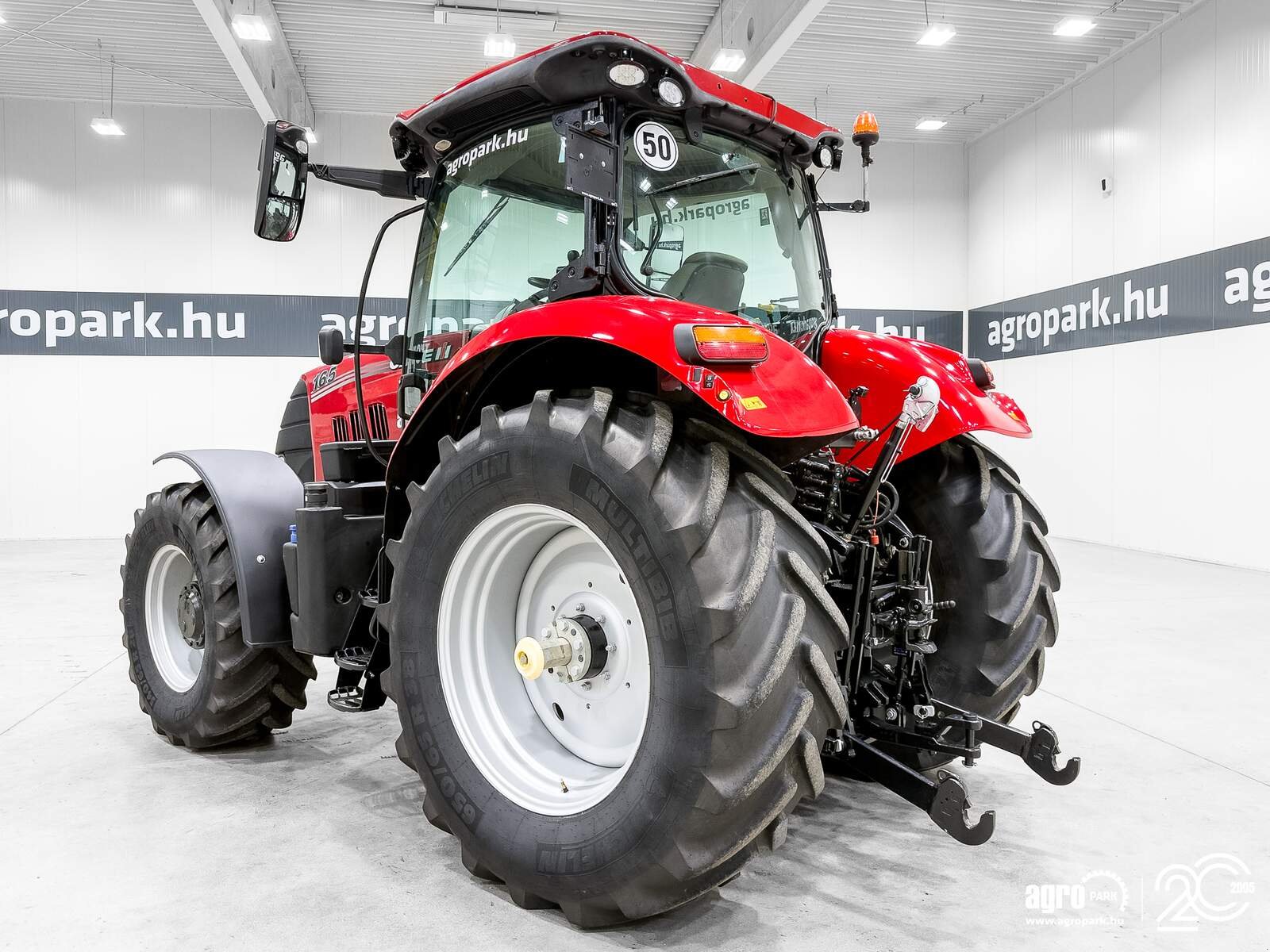 Traktor des Typs Case IH Puma 165 19/6 Powershift 50 km/h, front axle susp., cab susp., full RTK, Michelin tires, Gebrauchtmaschine in Csengele (Bild 4)