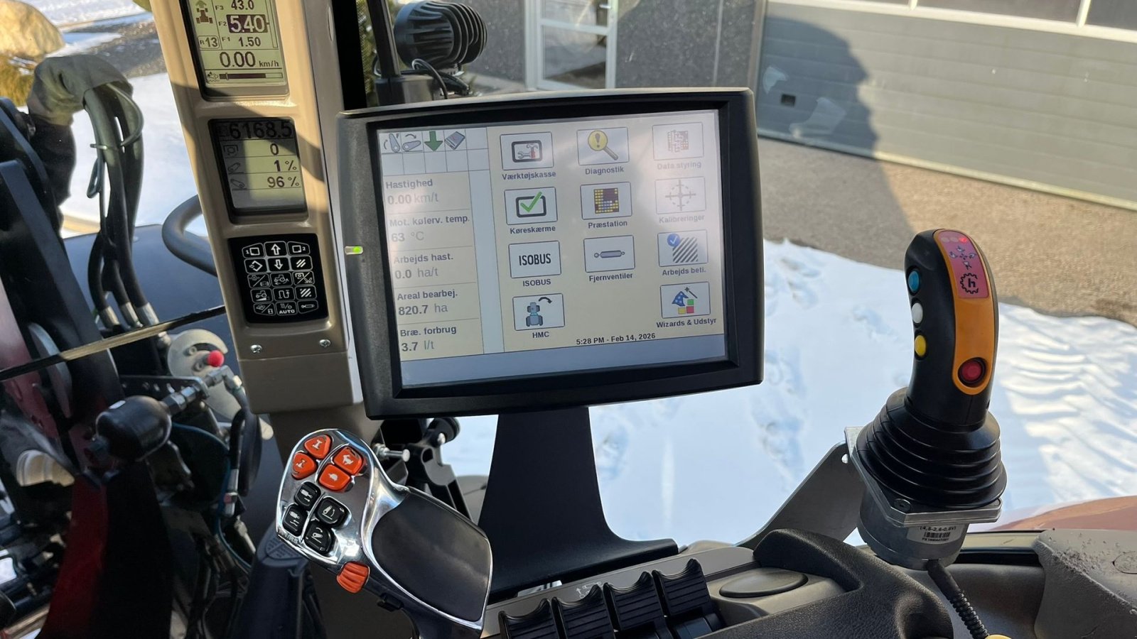 Traktor des Typs Case IH PUMA 185 CVX Med frontlæsser og frontlift, Gebrauchtmaschine in Lintrup (Bild 10)